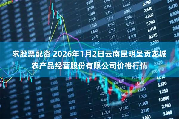 求股票配资 2026年1月2日云南昆明呈贡龙城农产品经营股份有限公司价格行情